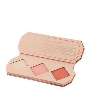 ATHR Beauty Crystal Charged Cheek Palette Amber Blush Highlighter Vegan Clean NE
